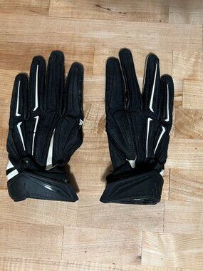 Used Men's Medium Nike Superbad Football Gloves Black